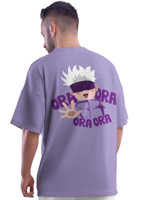 Unisex Anime Printed Oversized T-shirt - Image 2